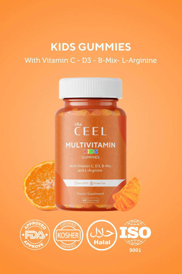 Children's Growth Multivitamin (Vitamin C, D, B Complex, L-arginine) - 14