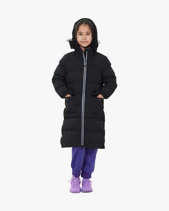 Children's Parka Jacket - BLACK - 4