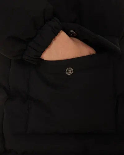 Children's Parka Jacket - BLACK - 7