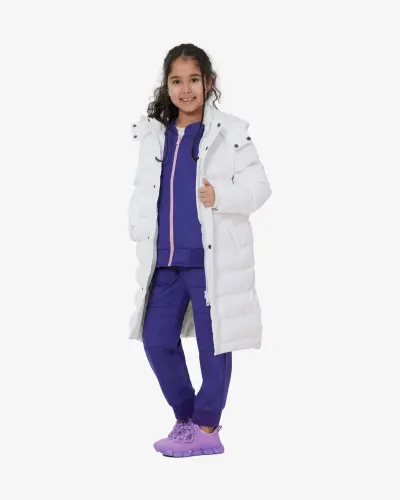 Children's Parka Jacket - WHITE - 5