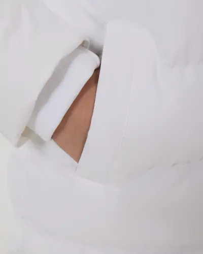 Children's Parka Jacket - WHITE - 10