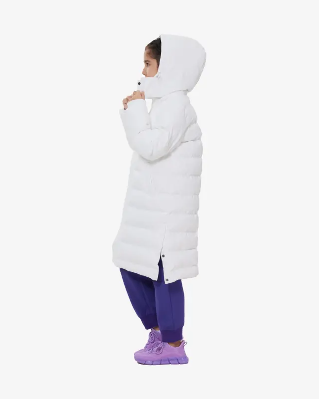 Children's Parka Jacket - WHITE - 6