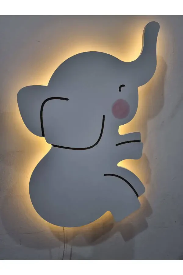 Children's Room Lighting Baby Room Elephant Figure Lighting Led - 6
