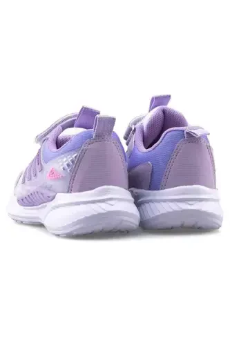 Children's Sneakers | Orthopedic - Non-Slip - Light & Comfortable | Velcro Closure | Daily & School Use - Purple / Pink - 3