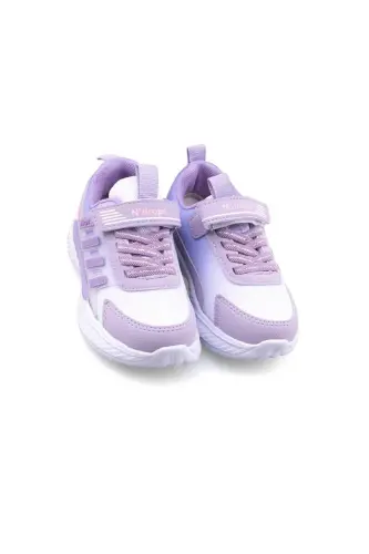 Children's Sneakers | Orthopedic - Non-Slip - Light & Comfortable | Velcro Closure | Daily & School Use - Purple / Pink - N DROPS (1)