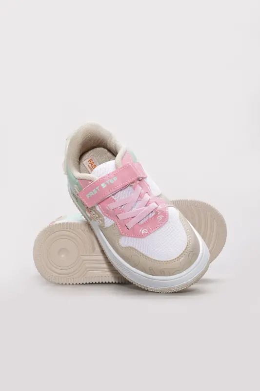 Children's Sports Shoes Anatomical Sole Lightweight Sneaker Unisex Shoes Beige 461xca3002 - 3