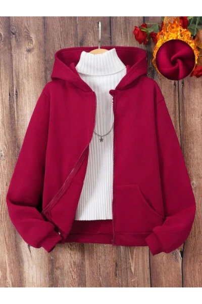 Children's Unprinted Zippered Hoodie/Jacket - NPLSTORE
