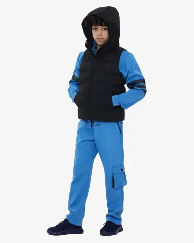 Children's Vest - BLACK - 4