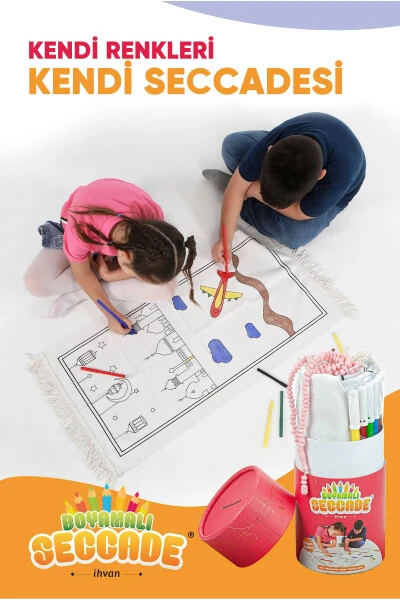 Children's Washable Coloring Set Red - IHVAN ONLINE