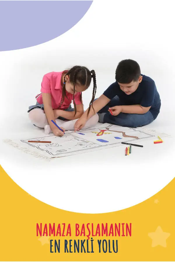 Children's Washable Coloring Set Red - 2