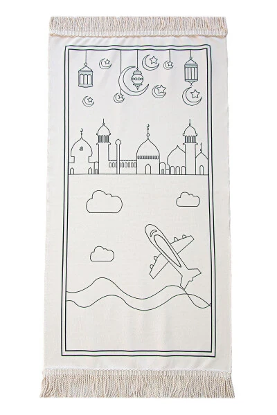 Children's Washable Coloring Set Red - 8