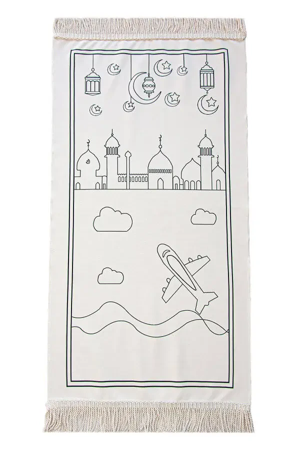 Children's Washable Coloring Set Red - 8