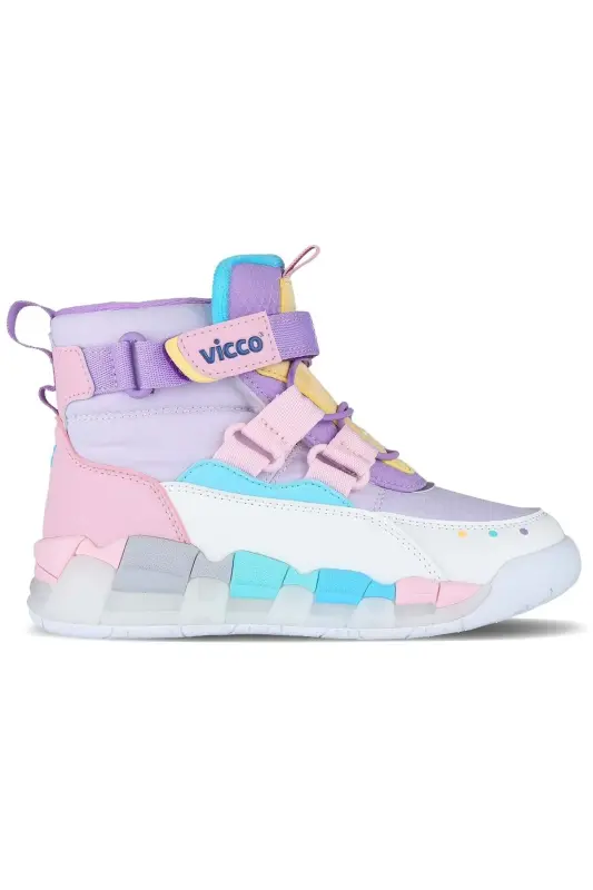 Children's White Wool-lined Orthopedic Boots - 3