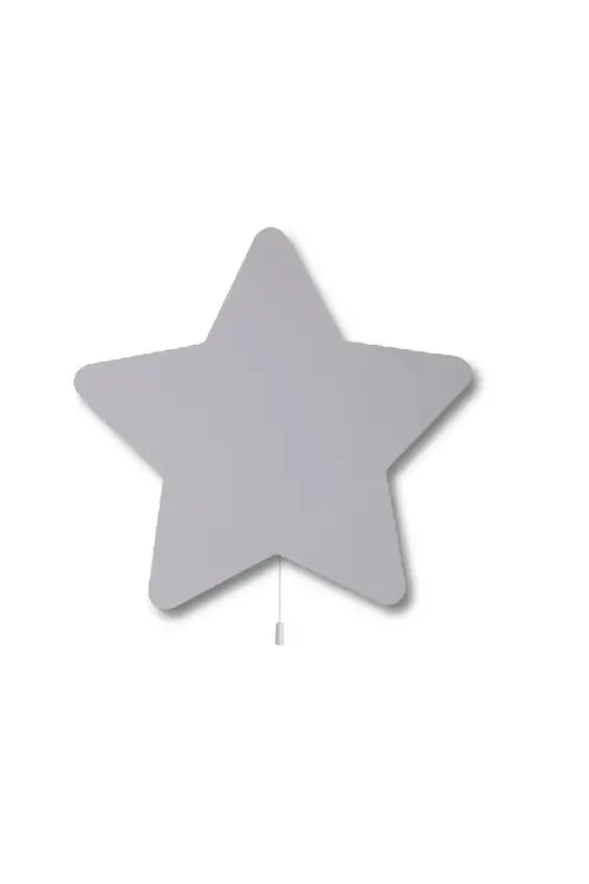 Children's Youth Bedroom Girl Boy Baby Wall Decoration Star Lighting Models-Gray - INSTABABYROOMS