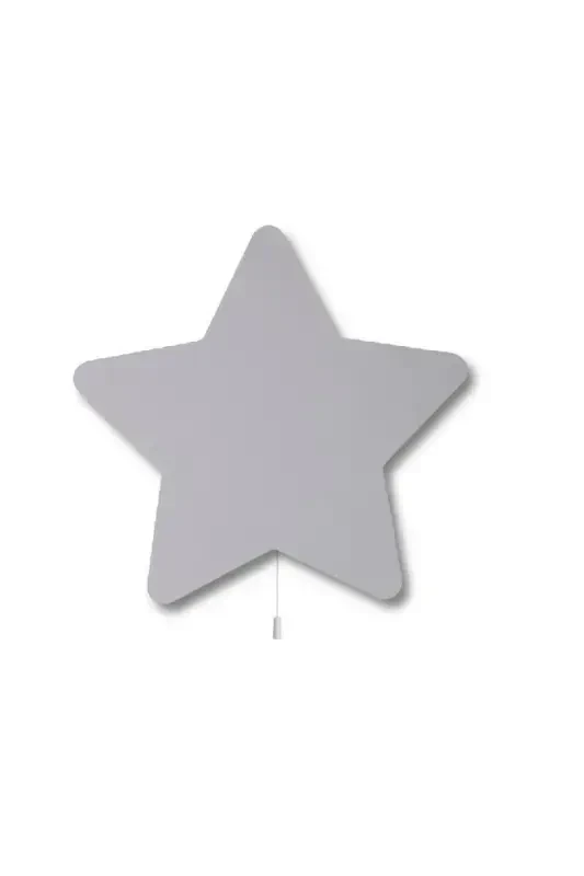 Children's Youth Bedroom Girl Boy Baby Wall Decoration Star Lighting Models-Gray - Modazone