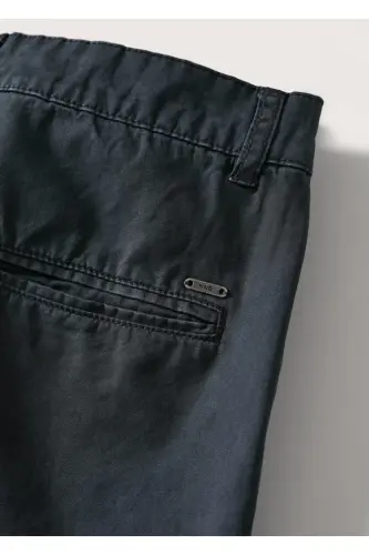 Chino Bermuda Shorts - Navy Blue - 4