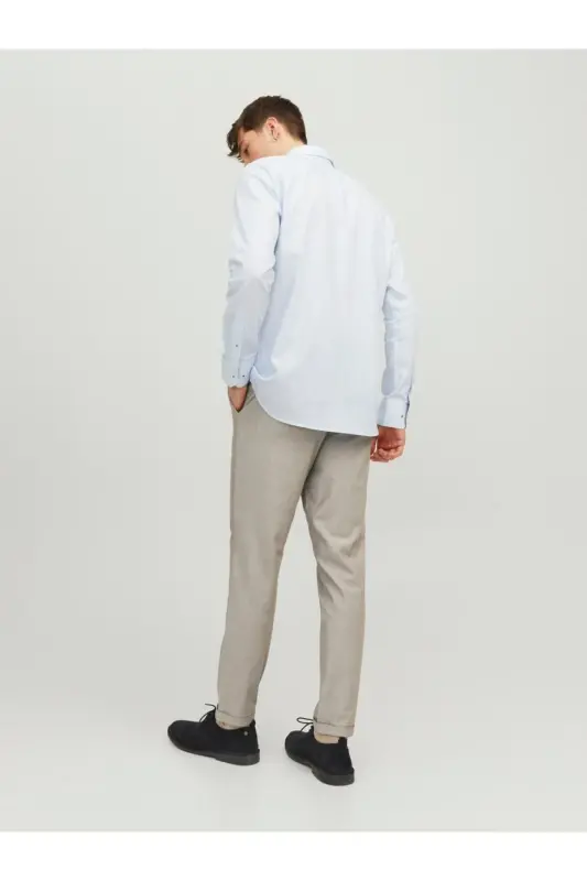 Chino Hortum Slim Fit Chino Hortum-Beige - 4