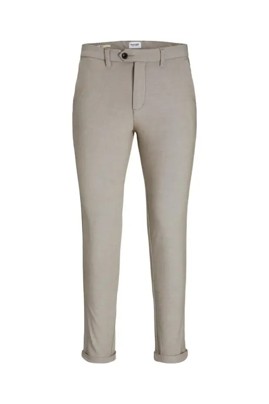 Chino Shim Hose Slim Fit Chino Shim Hose-Bej - 1