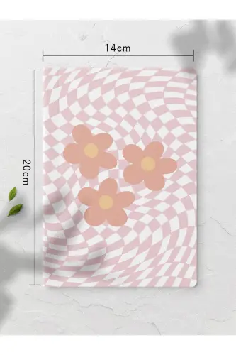 Chizg'isiz Daftar Seti - Pushti - 4 Adet - 14cm*20cm - 64 Sahifa-Pushti - 4