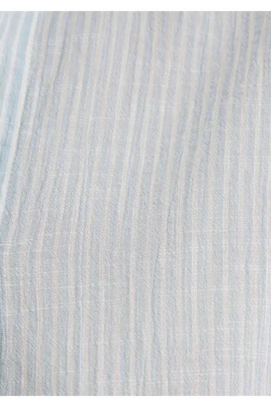Chiziqli ko'ylak Loose Fit / Keng bichim 1210445 - 6