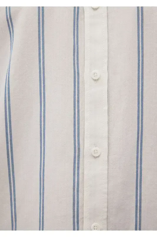 Chiziqli ko'ylak Regular Fit / Oddiy bichim 0211085- - 6