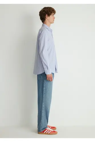 Chiziqli ko'ylak Regular Fit / Oddiy kesim 0211108- - 5