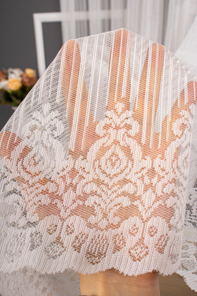 Chiziqli Yubka Damask Tül Pardasi, 150x260, Kamalakburunli Pile, 1/2 - PERDEALEMI (1)