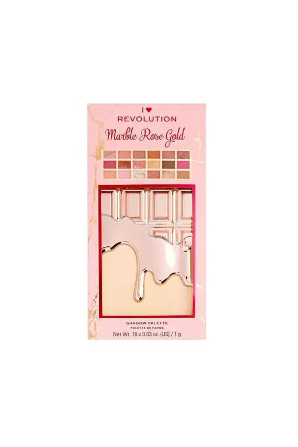 Chocolate Marble Rose Gold Eyeshadow Palette - 8