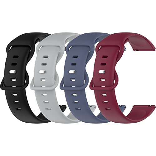 Chofit Compatible with ‎Hendari P66 Smart Watch Bands,Soft Silicone Wristband Adjustable Quick Release Replacement Watch Band Strap for ‎Hendari P66 Smartwatch Accessories - 1