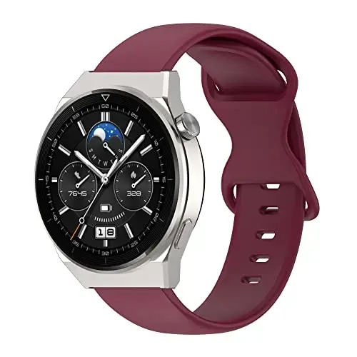 Chofit Compatible with Pautios EW1 Smart Watch Bands,Soft Silicone Wristband Adjustable Quick Release Replacement Band Strap Smartwatch Accessories - 6