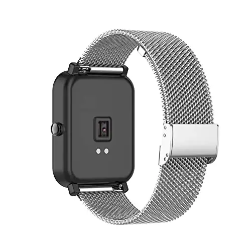 Chofit Metal Mesh Stainless Steel Band Amzhero IDW13/IDW16/IDW19/Runfit-2 bilan mos keluvchi ayollar va erkaklar bilakuzuklari uchun soat tasmalari bilaguzuk tasma halqa almashtirish tasmalar - 1