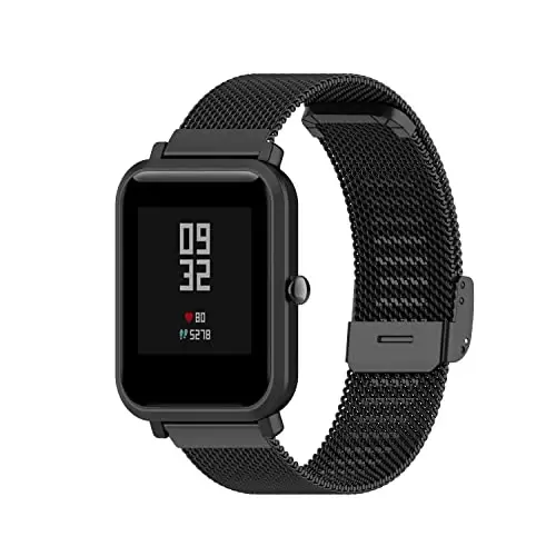 Chofit Metal Mesh Zanglamaydigan Po'lat Tasmasi Amzhero IDW13/IDW16/IDW19/Runfit-2 Soatlari uchun mos Keladigan Ayollar va Erkaklar Bilakuzuk Brasleti Tasma Halqa Almashtirish Tasmalari - 1