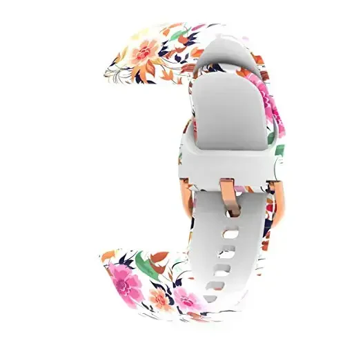 Chofit Pattern Bands for Spade Health Smartwatch 3 for Women Soft Silicone Wristband Waterproof Straps Replacement Bracelet Smartwatch Accessories for Spade Health Smartwatch 3 - 7