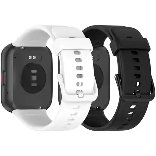 Compatible with Spade Co Health Smartwatch 3 Bands for Women Men,Waterproof Silicone Band Quick Release Wristbands Adjustable Replacement Strap 