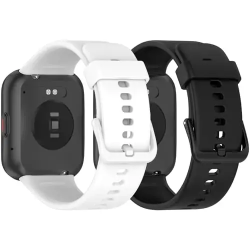 Chofit Spade Health Smartwatch 3 tasmali ayollar erkaklar uchun mos, suv o‘tkazmaydigan silikon tasma, tez yechiladigan bilakuzuk sozlanishi almashtirish tasmasi 