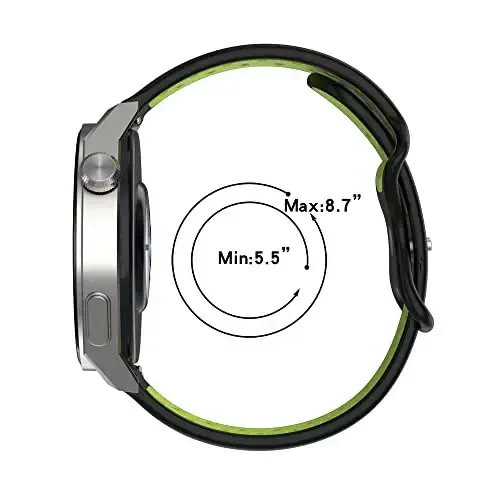 Chofit Sport Strap Compatible with OnePlus Watch 3/OPPO Watch X2 Bands for Women & Men. Breathable Silicone Replacement Wristbands. Adjustable Quick Release Band Accessories. - 4