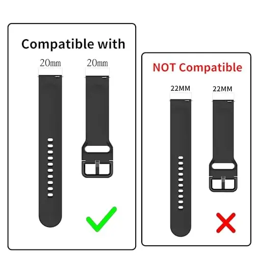 Chofit Veryfit ID208 Watch Band, Flexible Silicone Wristband Intended for Veryfit Smart Watch Band ID208 BT Smartwatch Accessories Adjustable Bracelet Replacement Strap Loop - 1