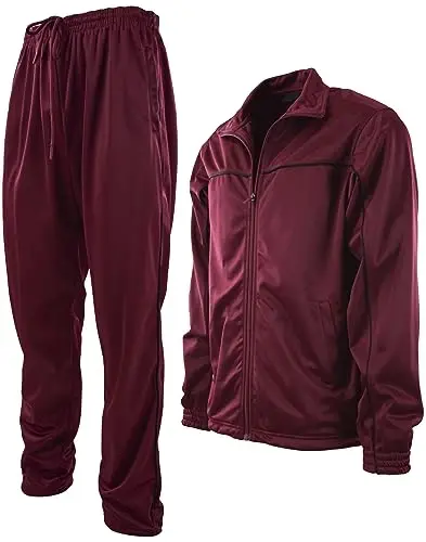 ChoiceApparel Mens Active Tracksuit with Zippered Back Pocket 