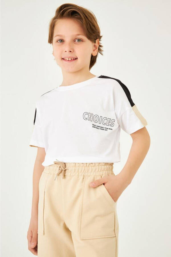 Choıces Printed Short Sleeve Boys Shorts Set - 6