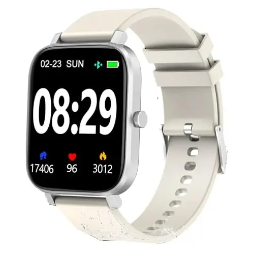 Choiknbo Smart Fitness Tracker Soati, Yurak urish tezligi monitori, Pedometer bilan faollik kuzatuvchisi, Uyqu monitori, Kaloriya va qadam hisoblagichi, Ayollar va erkaklar uchun suv o'tkazmaydigan sport fitnes soati 