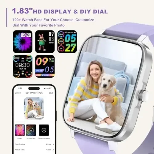 Choiknbo yurak urish tezligini kuzatuvchi, pedometrli faollikni kuzatuvchi, uyqu monitori, kaloriyalar va qadam hisoblagichi, ayollar va erkaklar uchun suv o'tkazmaydigan fitnes soati sport uchun aqlli fitnes-treker soati - 6