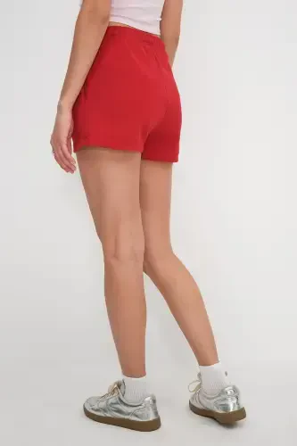 Cho'ntakli, Bel qismi rezinkali shortik Sh1010-N12-B.Qizil - 5