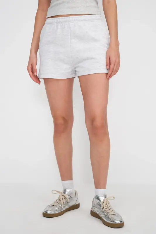 Cho‘ntakli Bel Qismli Rezinkali Short Ş1010-N12-Kar Melanj - 2