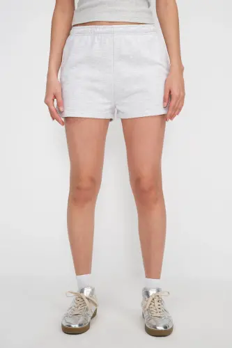 Cho‘ntakli Bel Qismli Rezinkali Short Ş1010-N12-Kar Melanj - 5