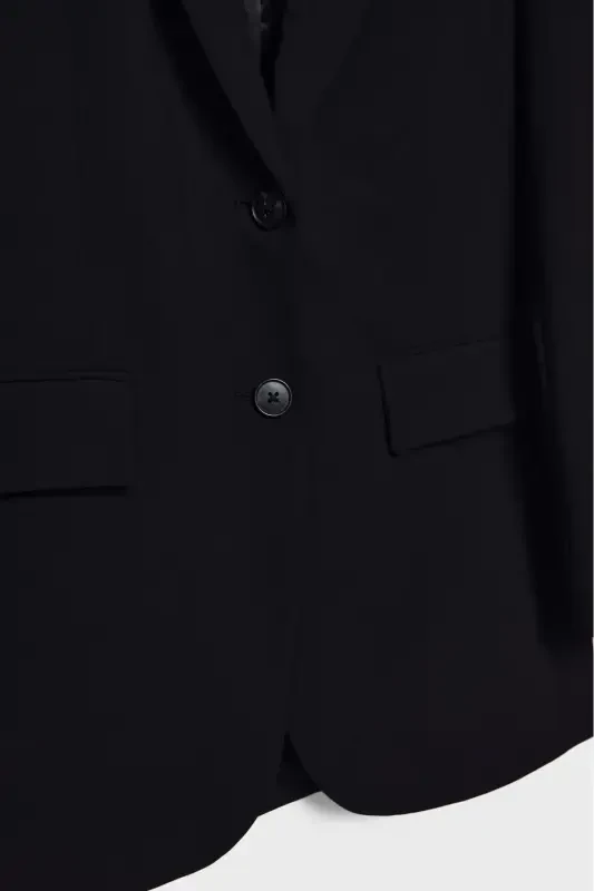 Cho'ntakli keng blazer - 7