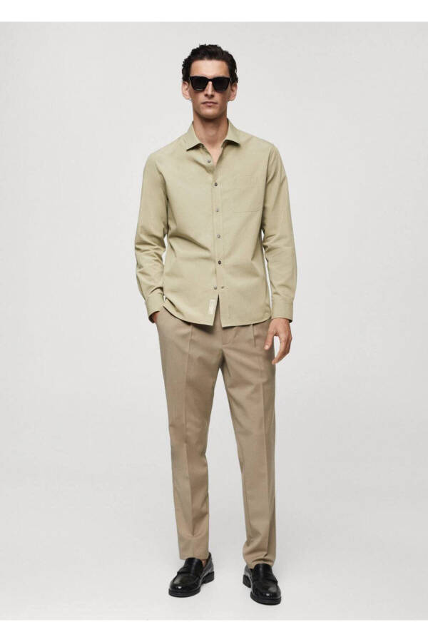 Cho'ntakli poplin ko'ylak - 2