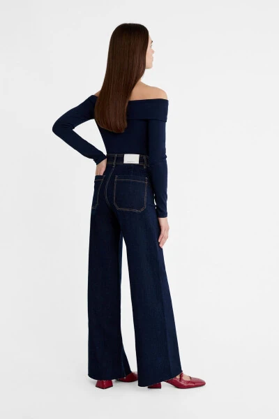 Cho'ntakli to'g'ri kesilgan jinsi - 3