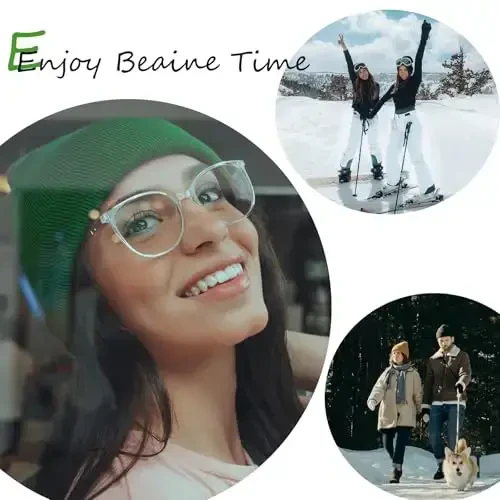 choshion 100% Cotton Beanie Hats for Women Men Winter Soft Warm Knit Cuffed Hats Fisherman Beanie Skull Cap Unisex - 5