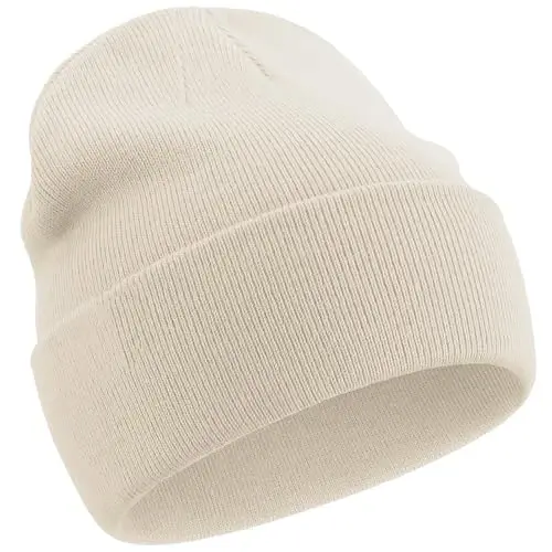 choshion 100% Cotton Beanie Hats for Women Men Winter Soft Warm Knit Cuffed Hats Fisherman Beanie Skull Cap Unisex - CHOSHION