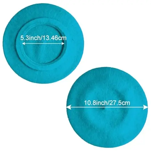 choyaxo French Beret Hats Solid Classic Beret Hats for Women Girls - Modazone (1)